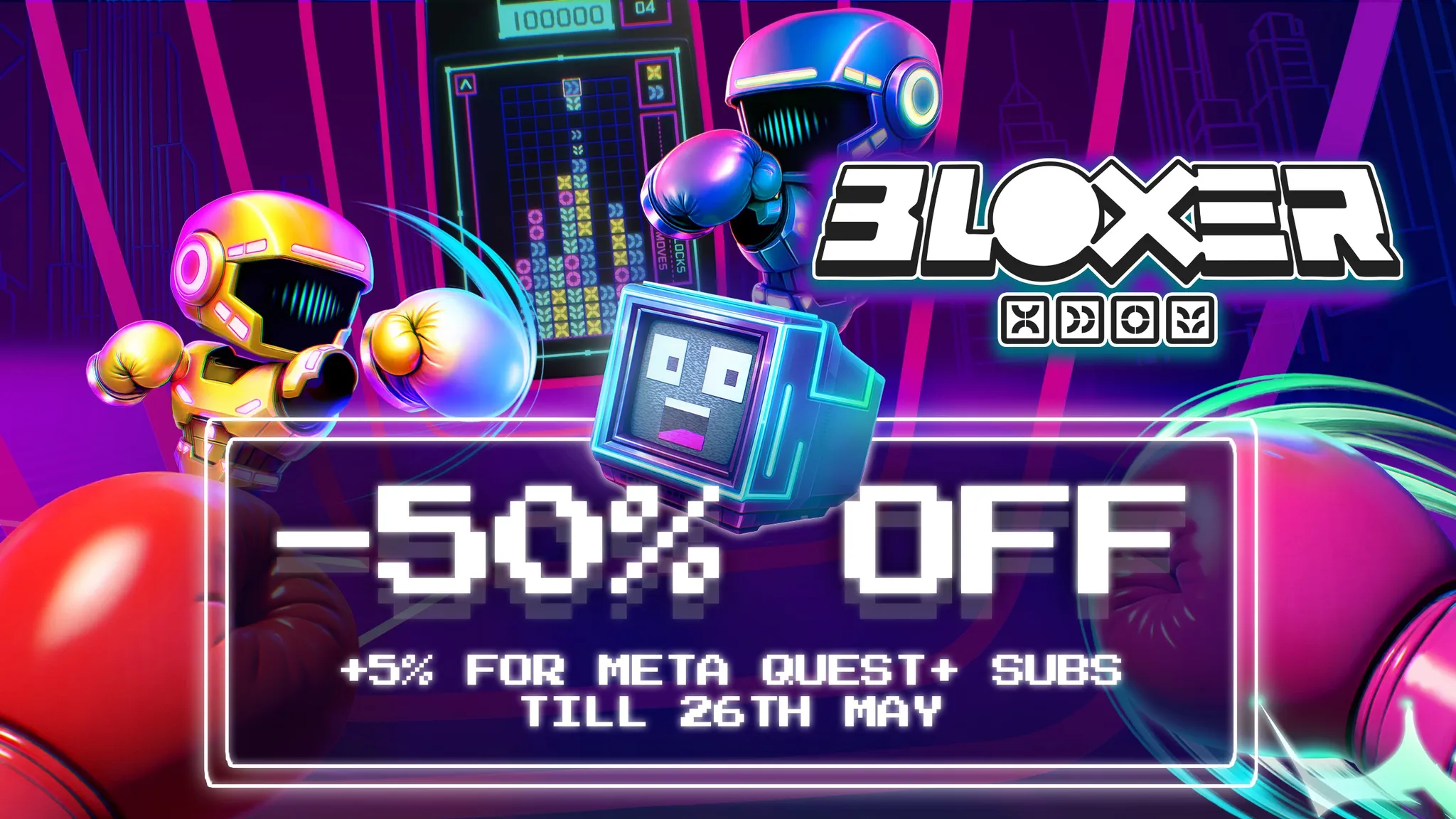 Bloxer со скидкой 50%: лучший VR-боксинг на Quest по суперцене