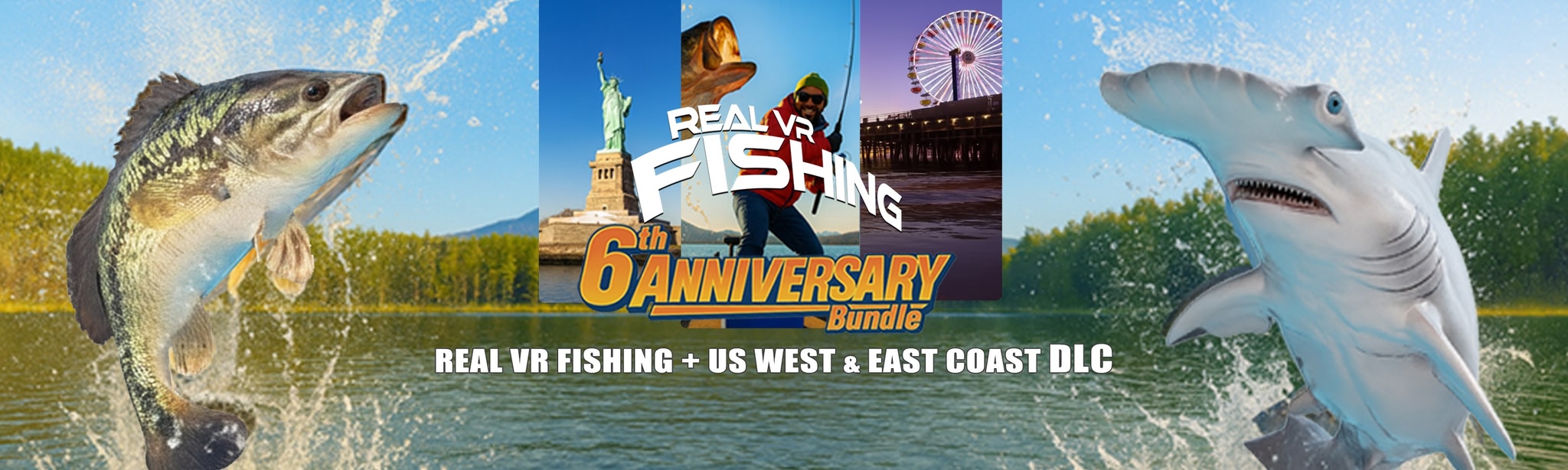 Real VR Fishing 6th Anniversary Bundle-Paket